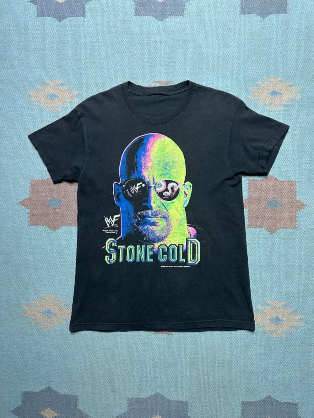 Vintage 90s t shirt stone cold Steve Austin wrestling WWF rattlesnake youth XL?